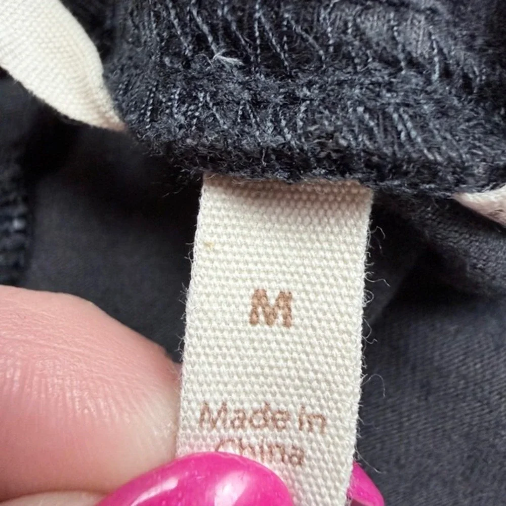 Soft Surroundings Grey Black Have to Have Leopard Animal‎ Print Leggings Size M - Picture 5 of 10